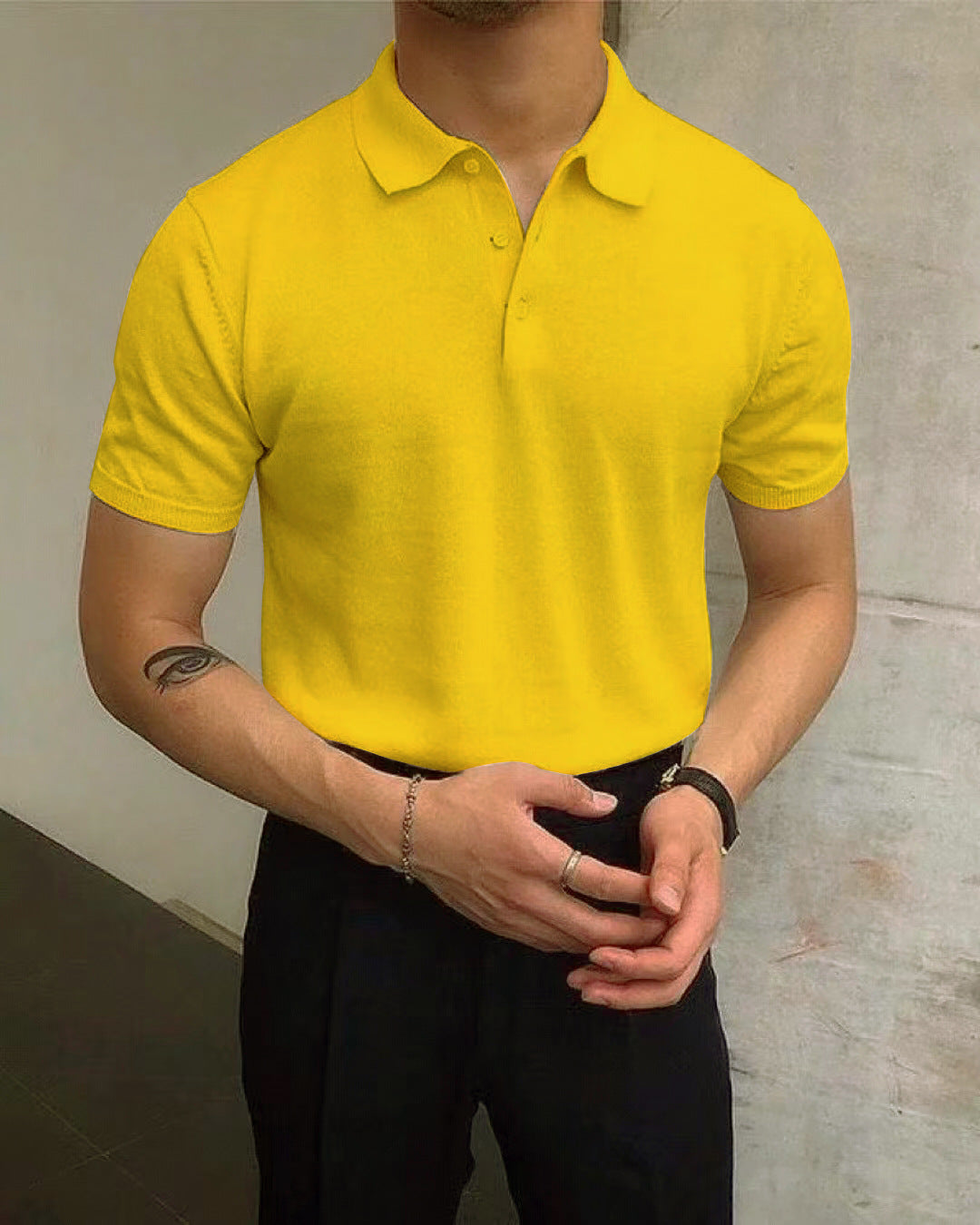 Breathable Cotton Polo Shirt For Men By Street-wave With Elegant Collar For Everyday Comfort