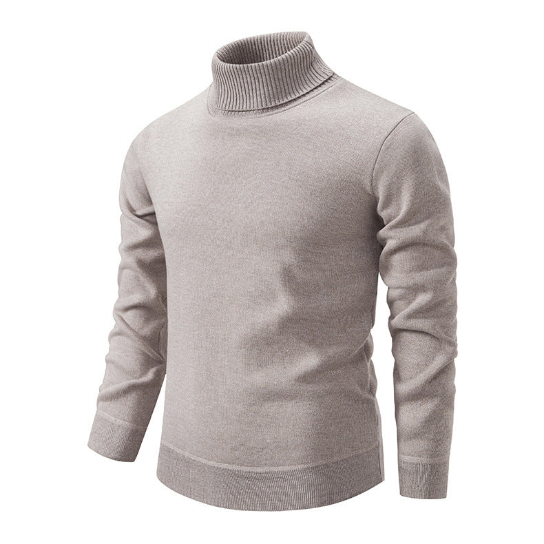 Streetwave Mens Turtleneck Sweater In Soft Knit With Structured Texture For Cozy Warmth