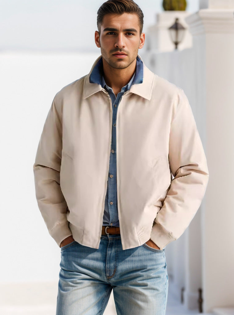 Mens Minimalist Bomber Jacket Street-Wave For Style Conscious Men High Quality Durable