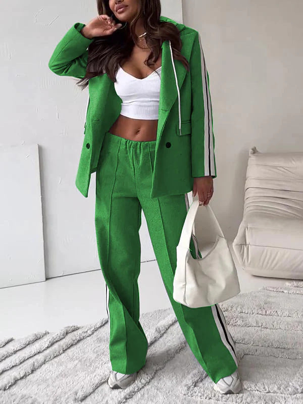 Street-Wave Womens Casual Suit With Modern Cut For Busy Professionals Effortless All-Day Comfort
