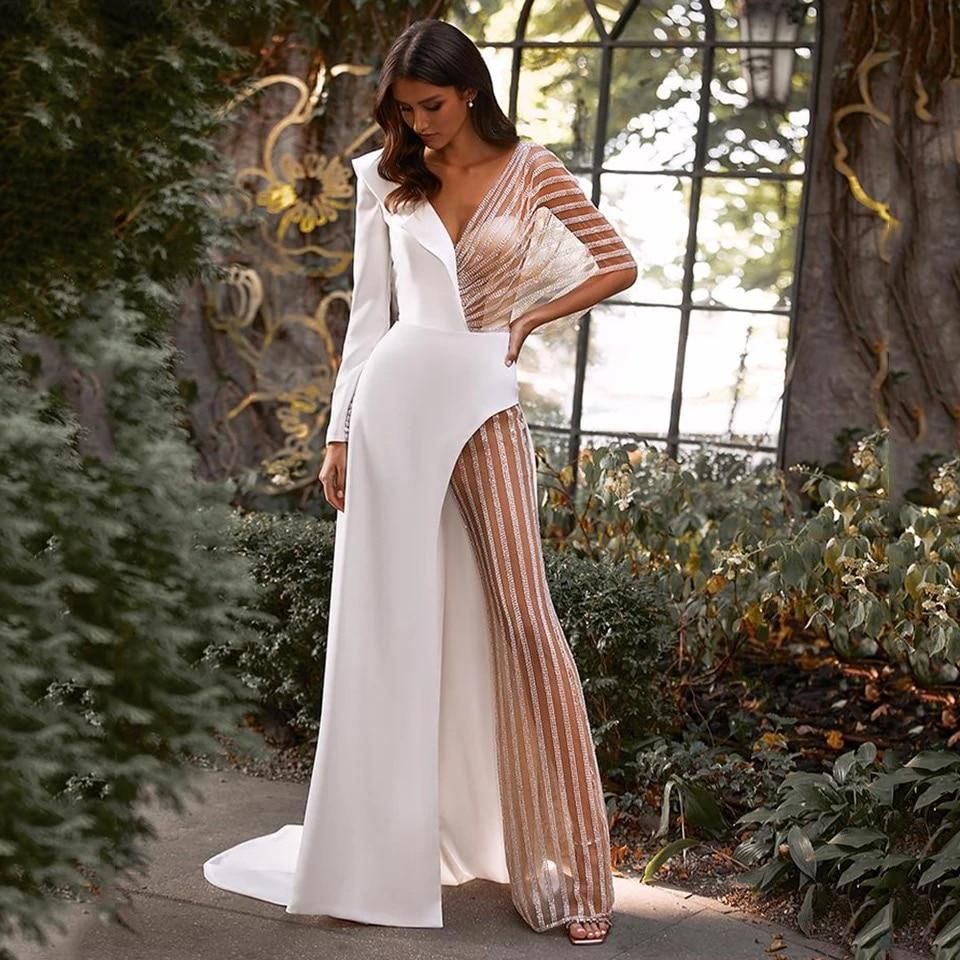 Elegant Jumpsuit For Women By Streetwave With Asymmetric Cut And Sparkling Accents