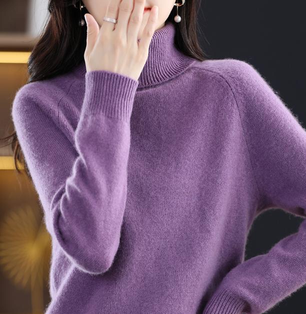 Street-wave Womens Soft Knit Turtleneck Sweater For Cold Weather Cozy Warmth And Style