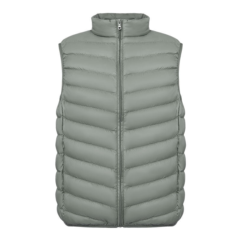 Street-Wave Womens Functional Puffer Vest With High Collar And Lightweight Insulation