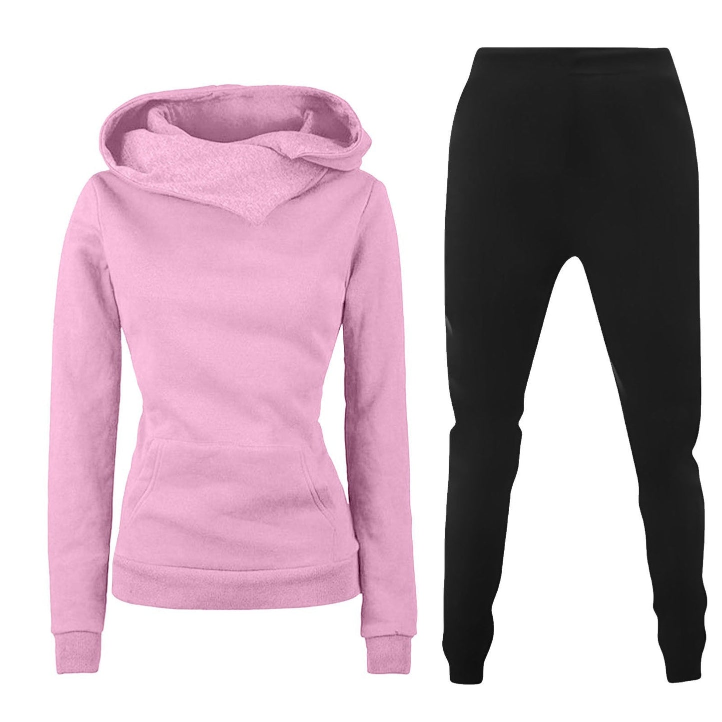 Street-wave Womens Hoodie And Joggers Set For Active Fashionable Women Comfort Fit