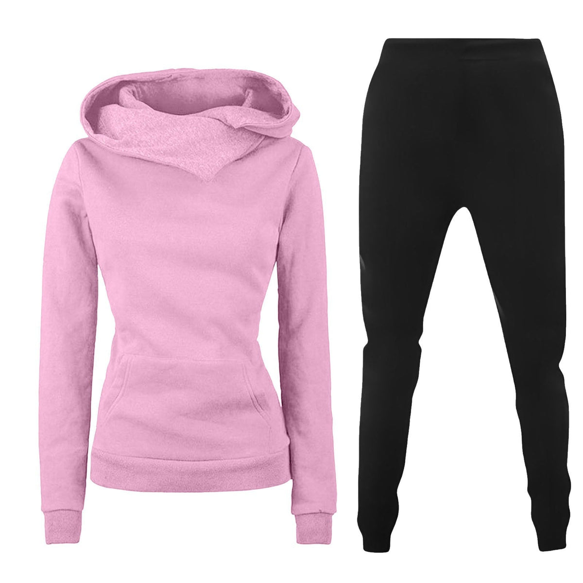 Street-wave Womens Hoodie And Joggers Set For Active Fashionable Women Comfort Fit