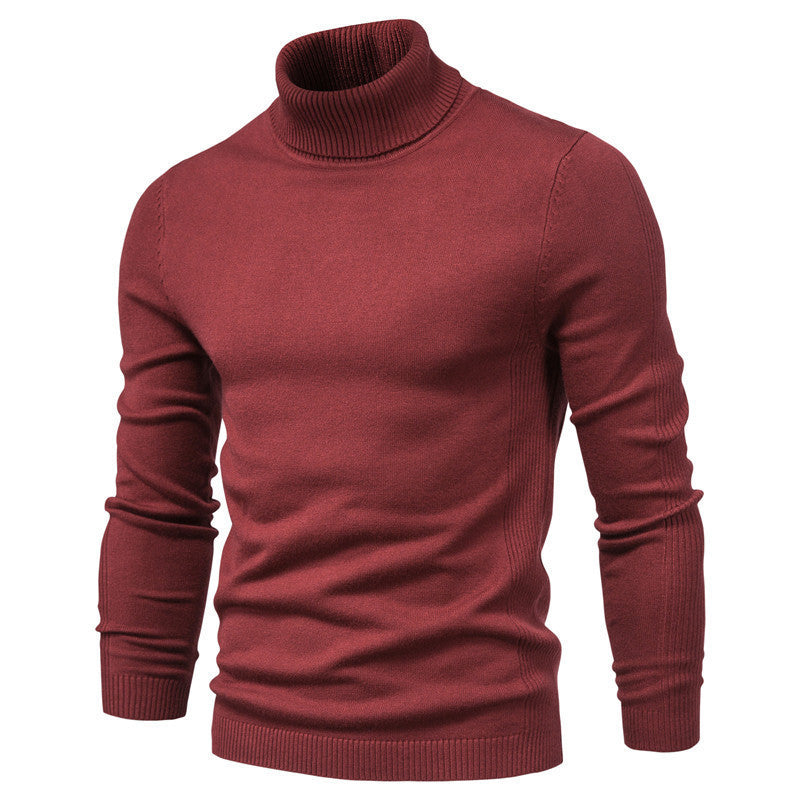 Street-Wave Men's Turtleneck Sweater Elegant Fine Knit For Timeless Comfort And Warmth