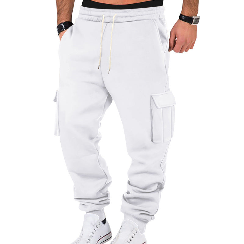Men's Cargo Training Pants Street Wave Breathable Comfort With Multi Pocket Utility