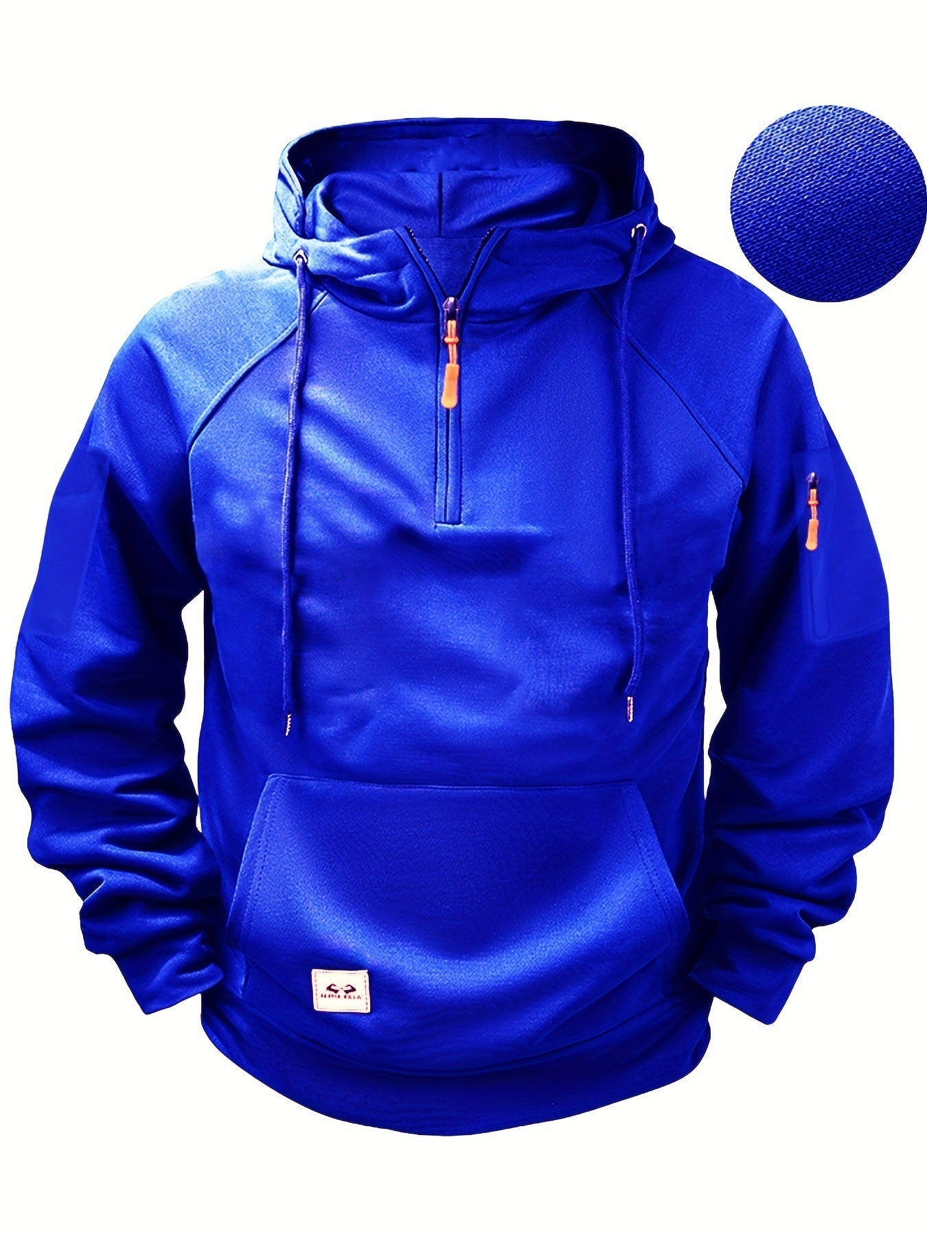 Street-wave Mens Athletic Hoodie With Breathable Moisture-Wicking Cotton For Active Wear