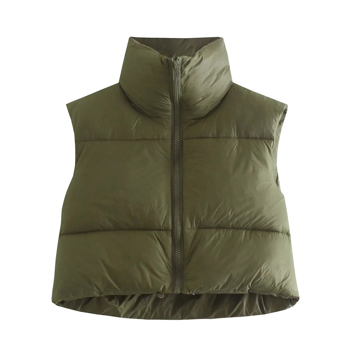 Street-wave Womens Puffer Vest With High Collar Lightweight Warmth For Women All Season