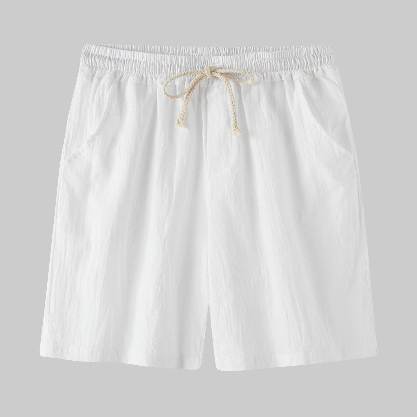 Men's Bermuda Shorts Street-wave Elastic Waist with Side Pockets for All-Day Comfort