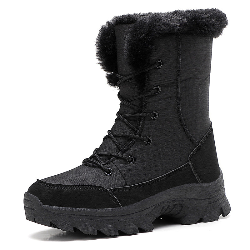 Streetwave Womens Insulated Winter Boots With Non Slip Sole And Cozy Faux Fur Lining