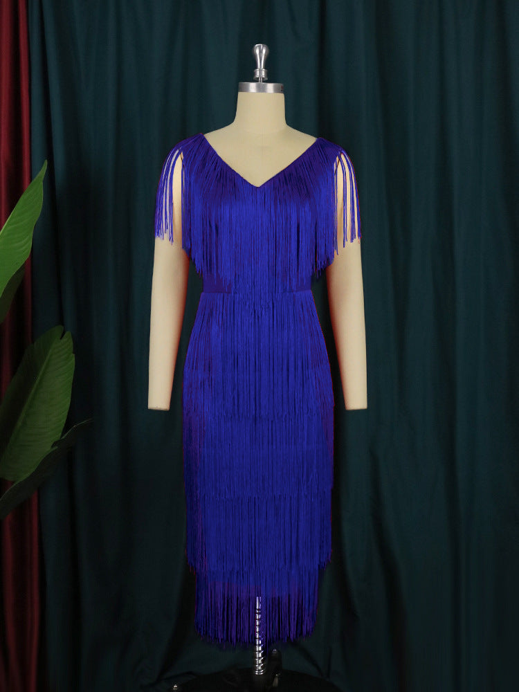 Fringe Dress For Women Streetwave Glamorous Evening Wear With Fringe Detailing Exquisite