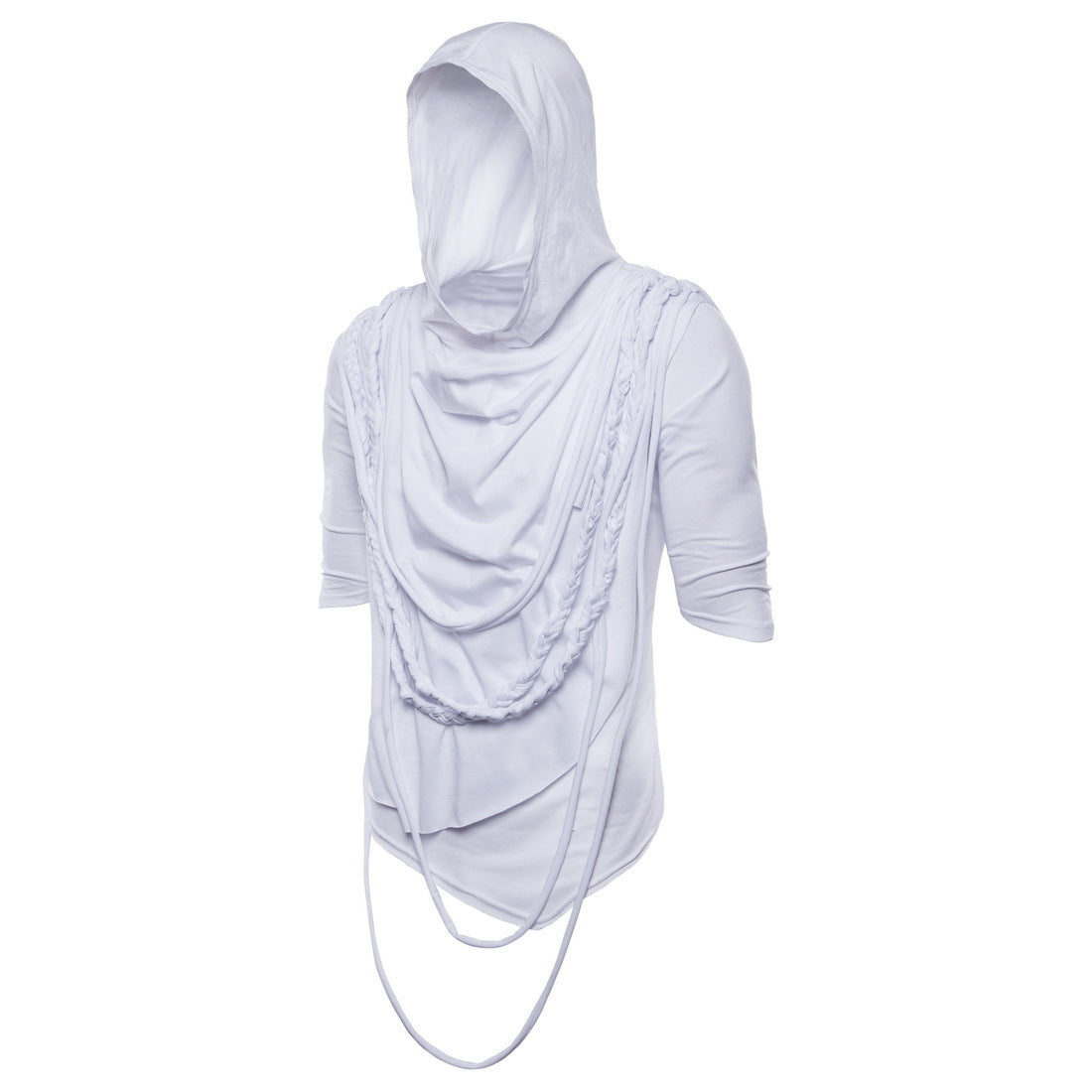 Mens Hooded Top With Innovative Draping By Streetwave For Fashionable Men Premium Comfort