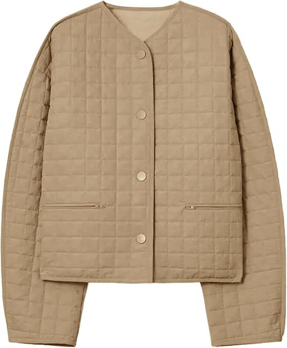 Street-Wave Women's Quilted Lightweight Jacket for Transitional Weather, Stylish Comfort
