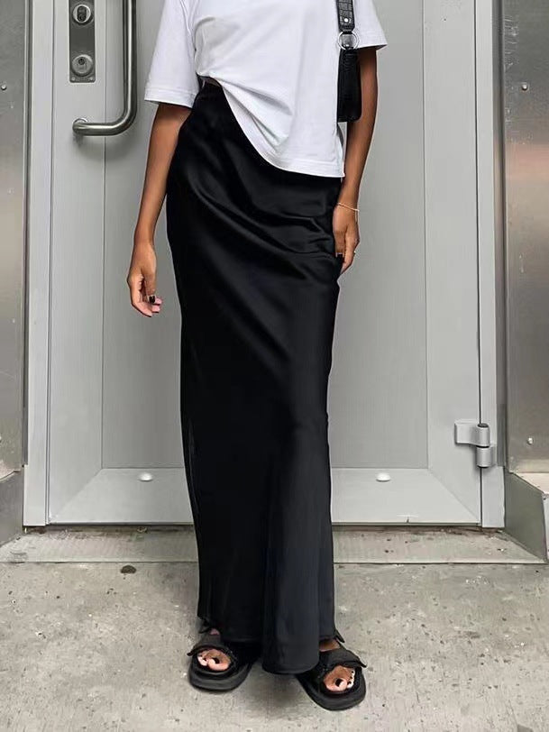 StreetWave Womens Elegant Maxi Dress With Asymmetric Cut And Decorative Overlay Design