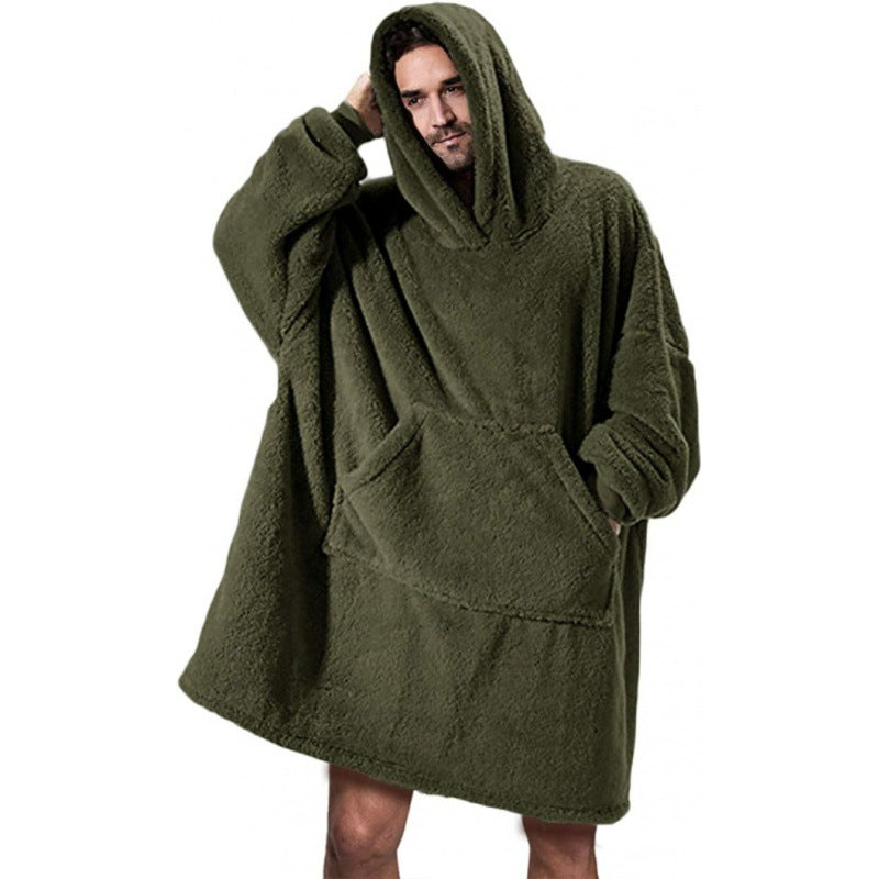 Streetwave Women's Oversized Fleece Hoodie With Kangaroo Pocket And Hood For Cozy Comfort