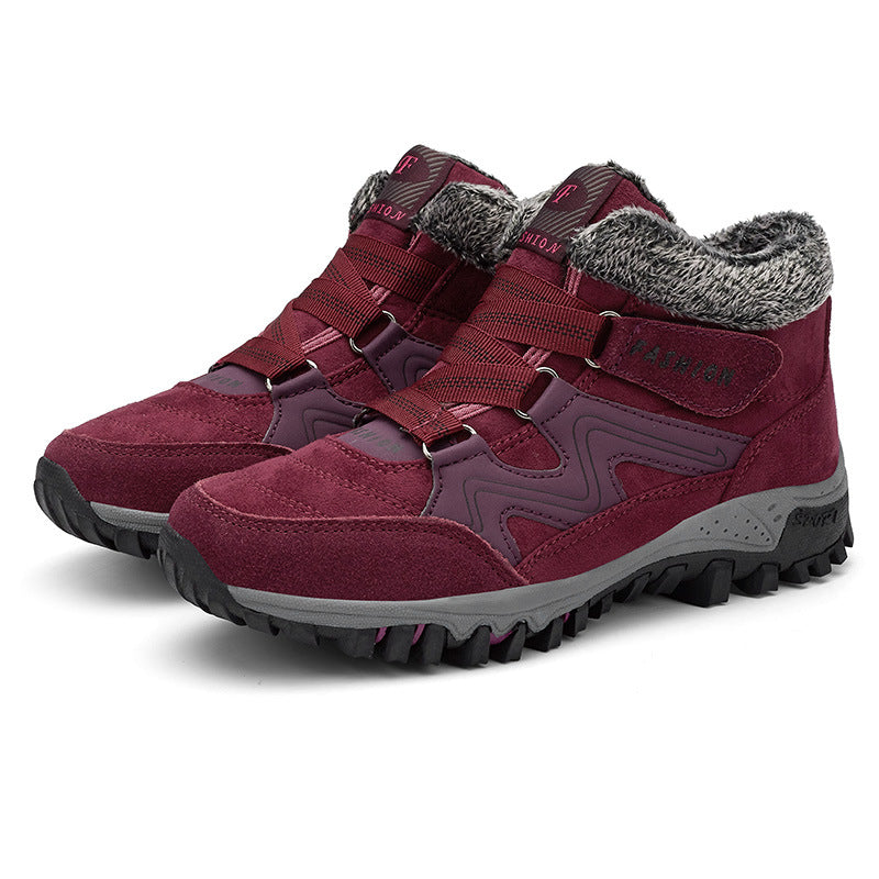 Streetwave Womens Hiking Boots Insulated Lining And Non Slip Sole For Outdoor Enthusiasts