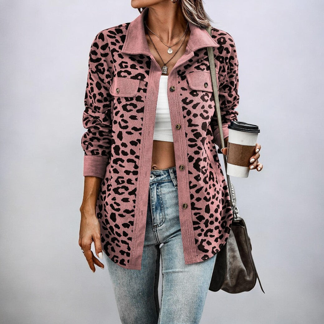 Street Wave Leopard Print Jacket For Women Elegant Comfort And Bold Confidence Premium Quality