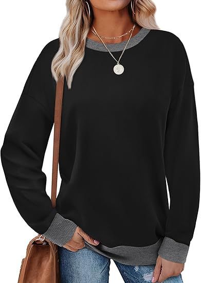 Street-wave Women's Cozy Raglan Sleeve Sweatshirt With Decorative Collar Soft Breathable Knit