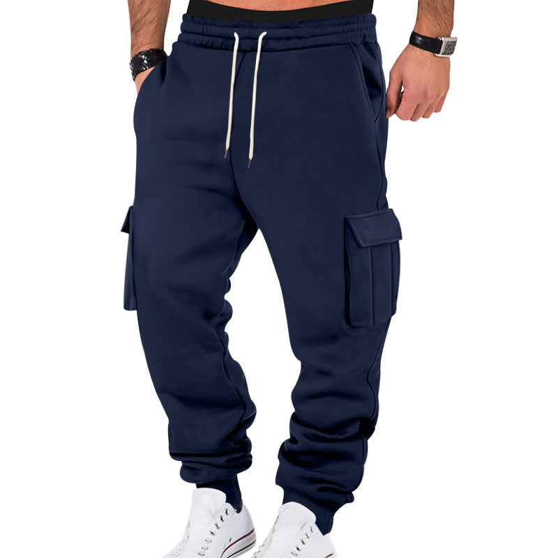 Men's Cargo Training Pants Street Wave Breathable Comfort With Multi Pocket Utility
