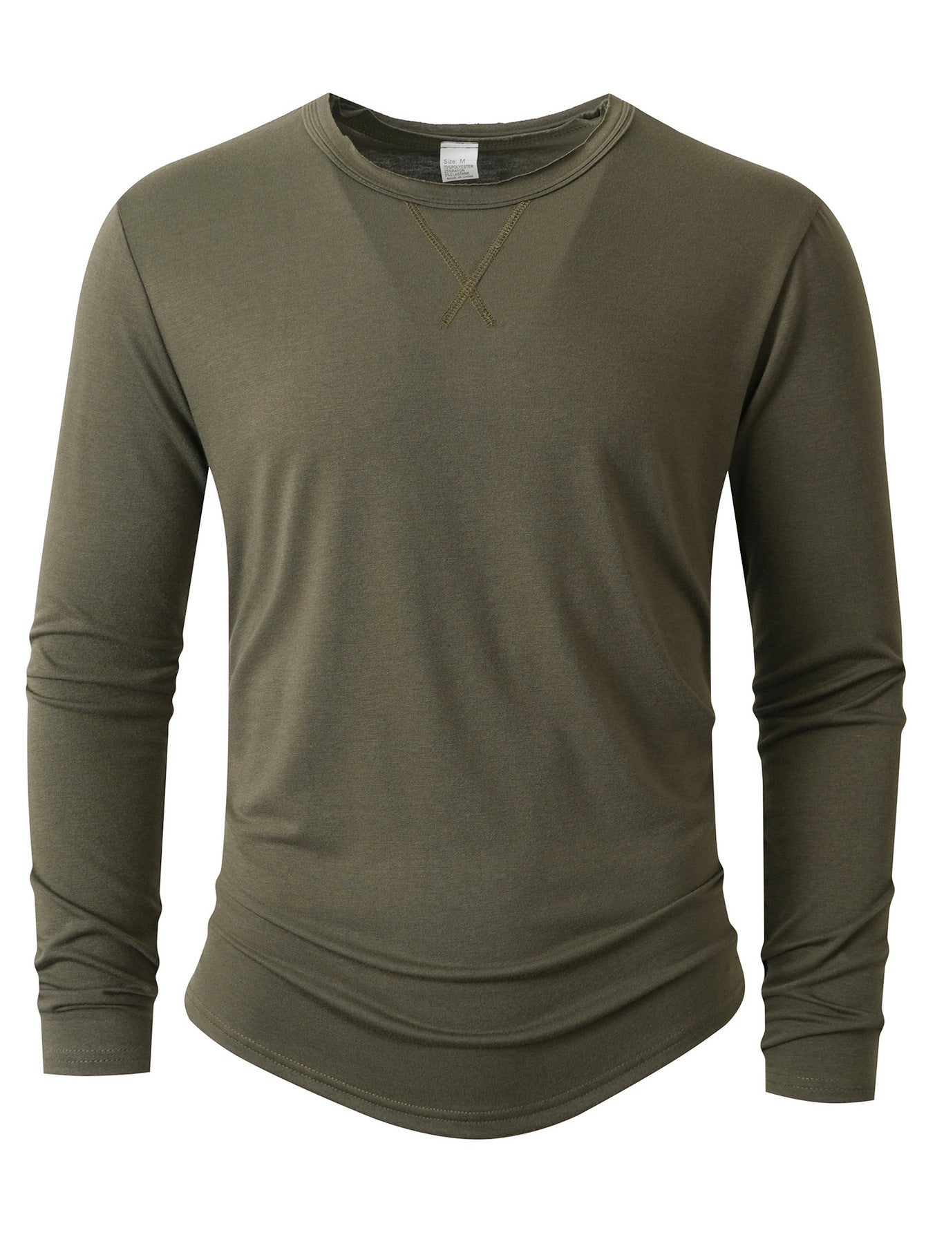 Streetwave Men's Athletic Long Sleeve Shirt Breathable Performance Top For Active Men