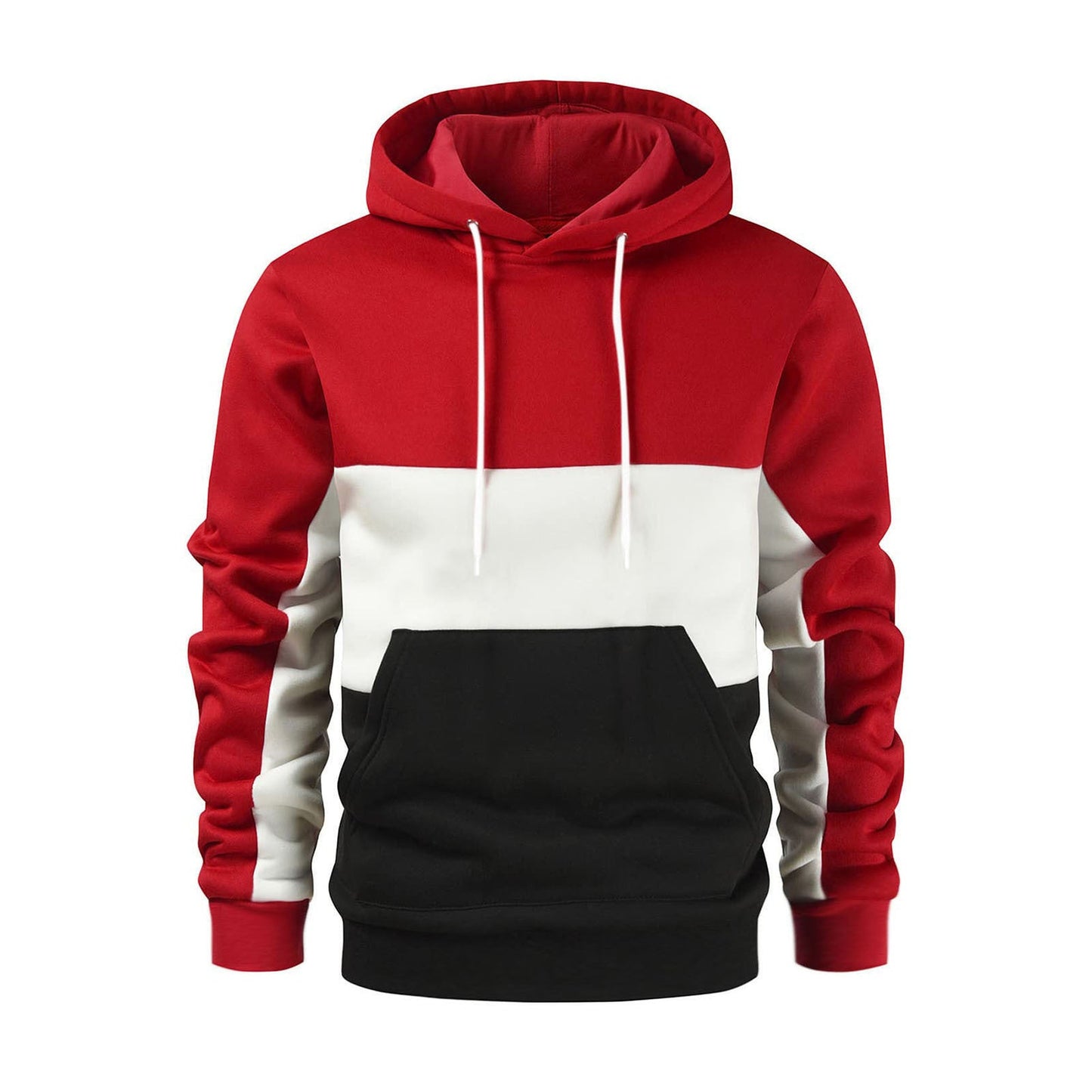 Street-wave Men's Colorblock Hoodie Sweatshirt With Soft Cotton Comfort And Everyday Streetwear Style