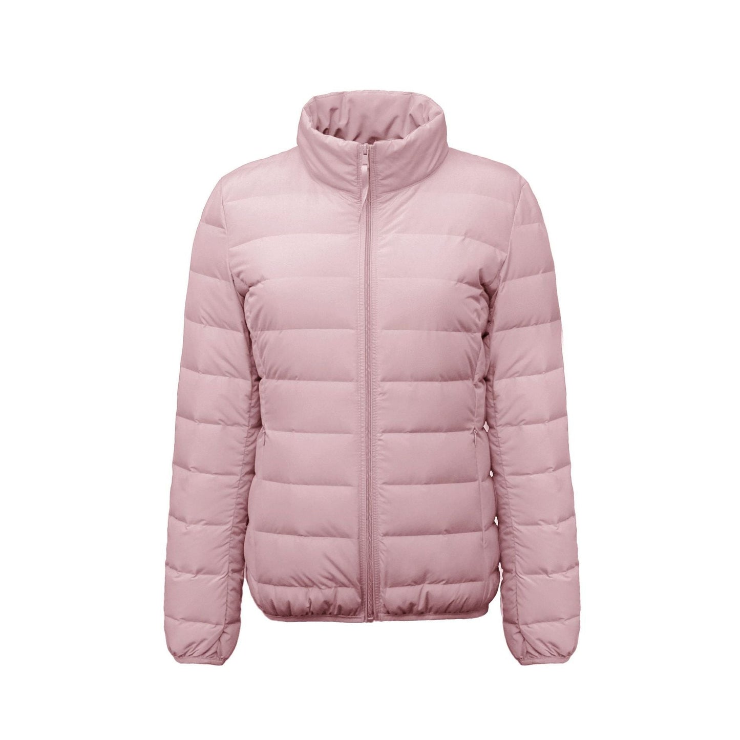 Street-wave Women Insulated Puffer Jacket With High Collar And Elastic Cuffs For Warm Urban Winter