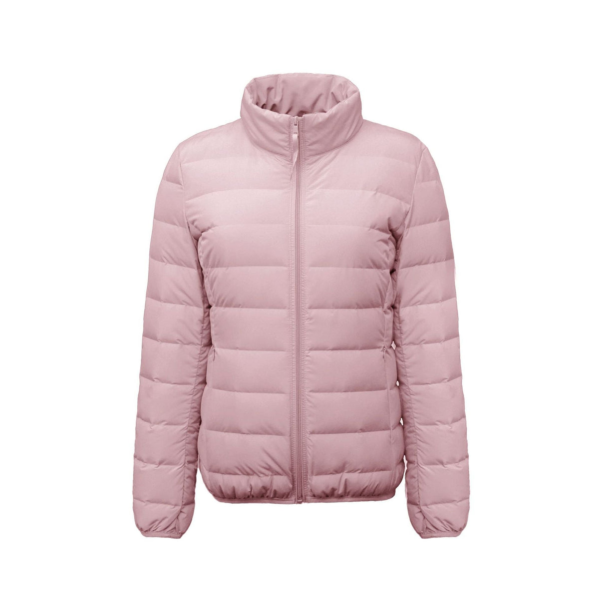 Street-wave Women Insulated Puffer Jacket With High Collar And Elastic Cuffs For Warm Urban Winter