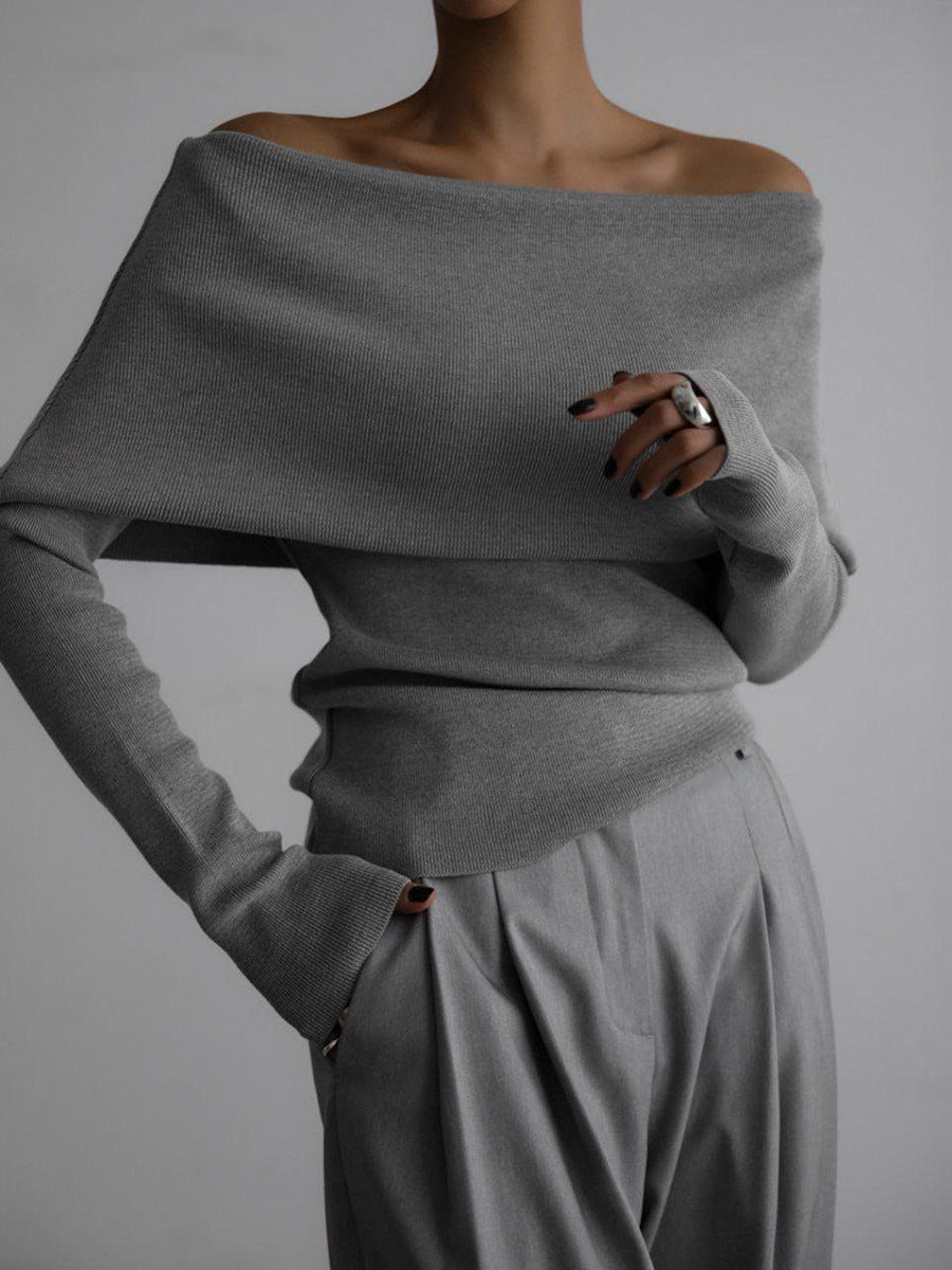 Street-Wave Off Shoulder Top For Women Elegant Premium Silky Texture And Flared Sleeves