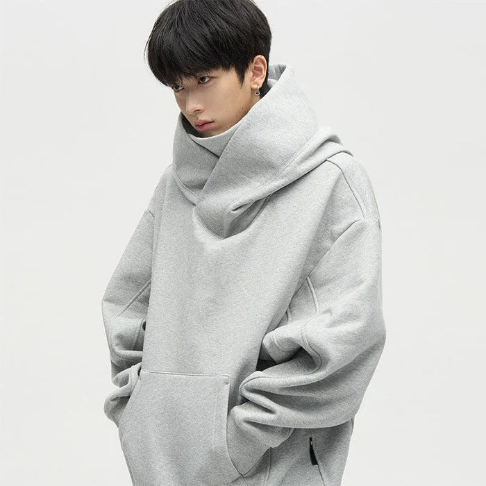 Street-Wave Women's Oversized Hoodie With Cowl Neck