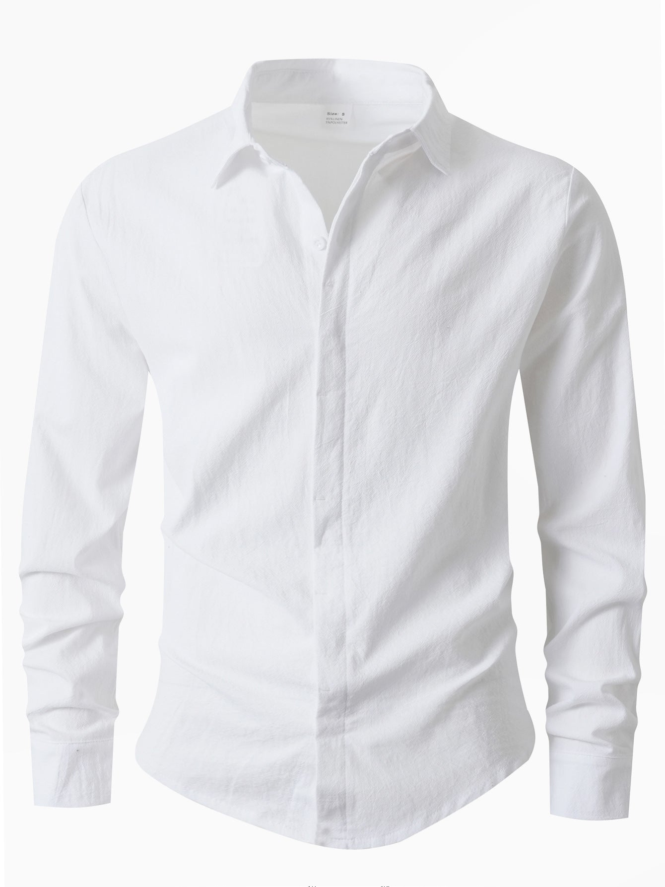Street-wave Men Slim-Fit Casual Dress Shirt - Breathable Comfort, Elegant Everyday Workwear