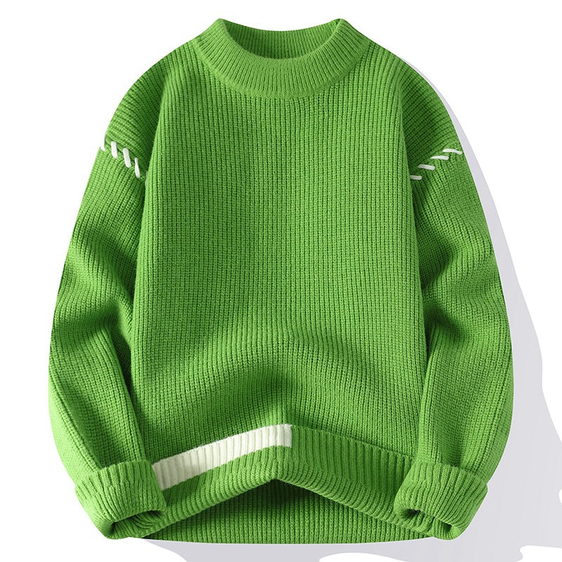 Street Wave Women's Chunky Knit Sweater With Innovative Design And Decorative Details
