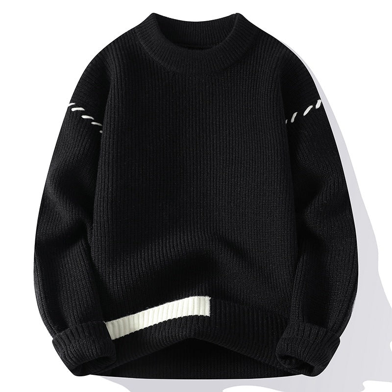 Street Wave Women's Chunky Knit Sweater With Innovative Design And Decorative Details