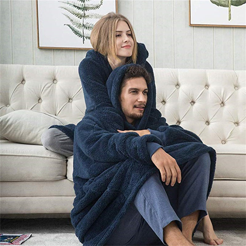 Streetwave Cozy Oversized Fleece Hoodie Jacket For Women With Kangaroo Pocket Ultra Soft Comfort