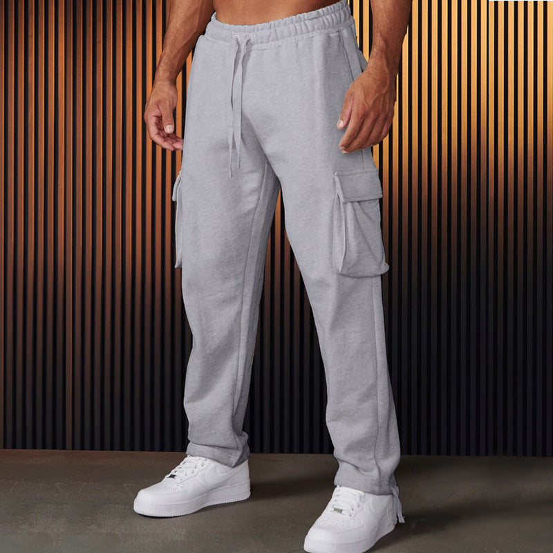 Streetwave Mens Cargo Joggers With Adjustable Waistband And Handy Side Pockets For Active Men