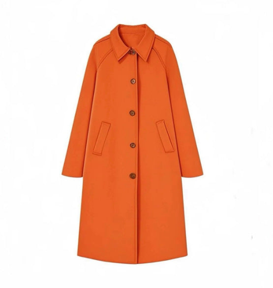 Street-Wave Trail Trench Coat With Checked Lining, Lightweight, Fitted Silhouette For Urban Fashionistas
