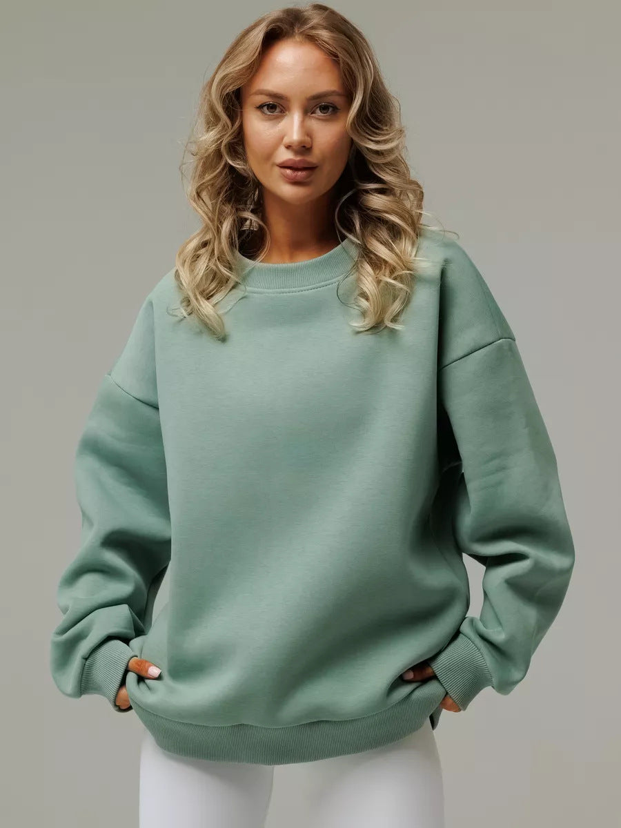 Street-Wave Women's Oversized Comfort Sweatshirt Soft Breathable Cozy Fit for Casual and Active Days