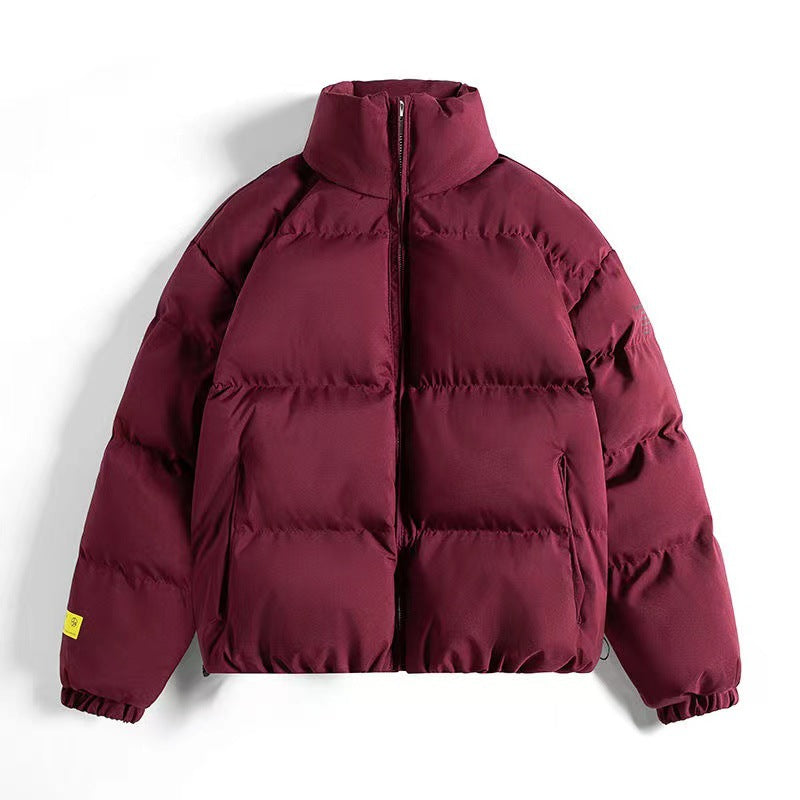 Street-Wave Women's Puffer Jacket With High Collar And Practical Pockets For Warm Winter Wear