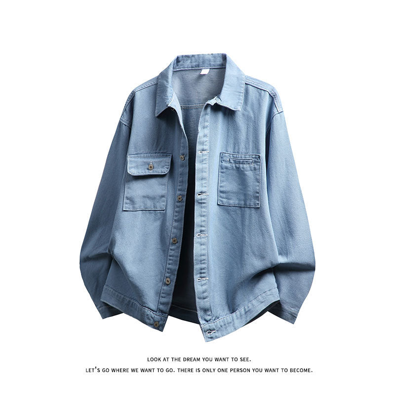 Street Wave Womens Casual Transitional Jacket With Front Patch Pockets Modern Fit