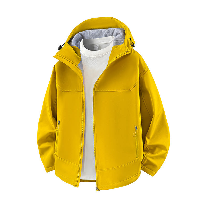 Streetwave Womens Stylish Transitional Jacket With High Collar And Zip Pockets Windproof Water Resistant