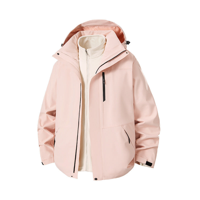 Street-Wave Weatherproof Women's All-Weather Jacket With Insulating Inner Layer And Hood