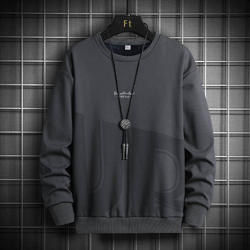 Street-wave Mens Sweatshirt With Modern Graphic Design For Men Comfort And Style