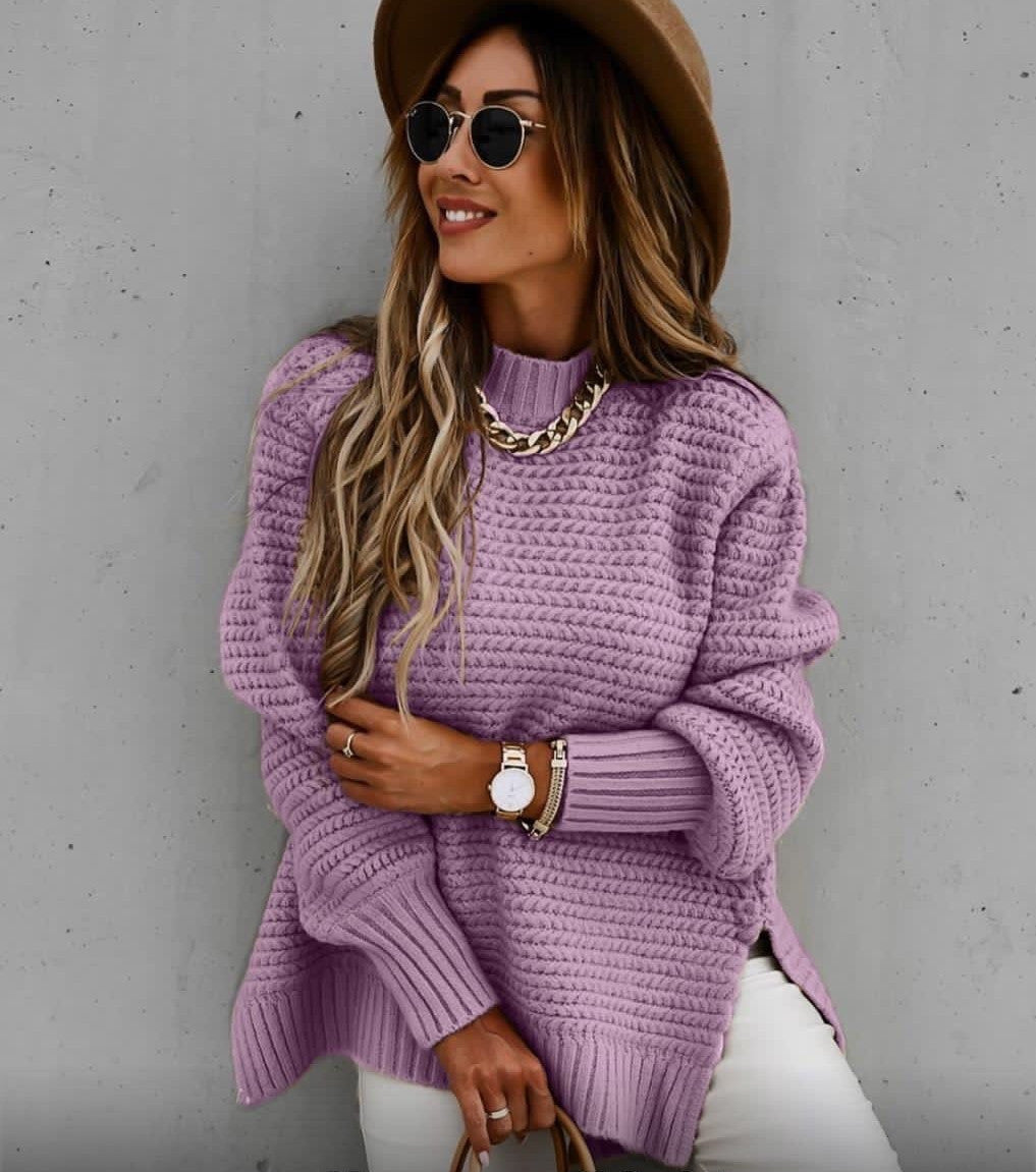 Chunky Knit Sweater Jade Oversized By Street Wave For Unisex Cozy Comfort