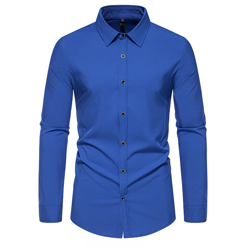 Street-Wave Men's Dress Shirt With Elegant Fit And Premium Fabric For Smart Casual Style