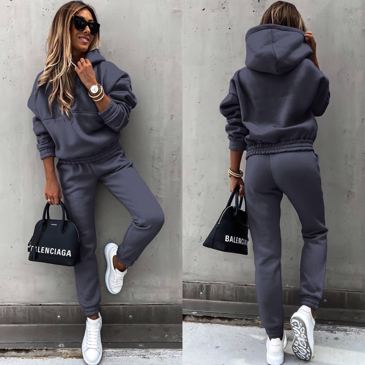 Womens Sweatshirt And Jogger Set Streetwave Ultra Soft All Day Comfort Casual Athleisure