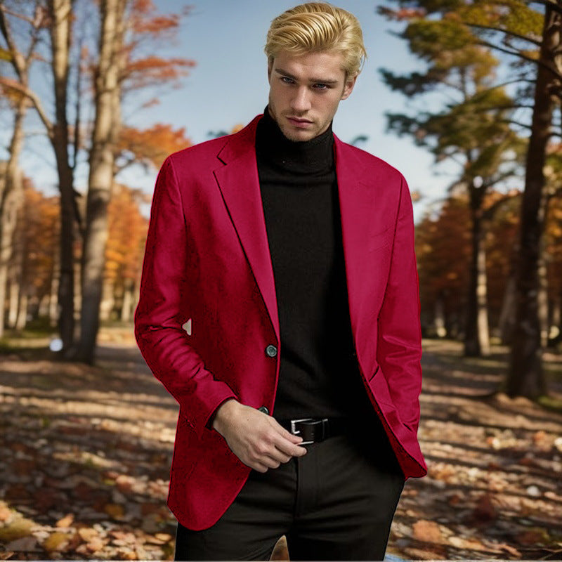 Men's Elegant Blazer Street-wave Sleek Cut Premium Fabric For Formal And Business