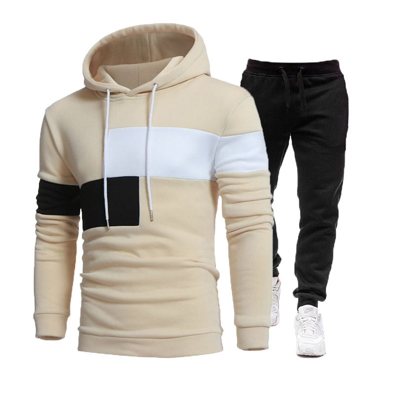 Street-Wave Mens Hoodie And Jogger Set For All Day Comfort And Urban Style Versatile Athleisure Wear