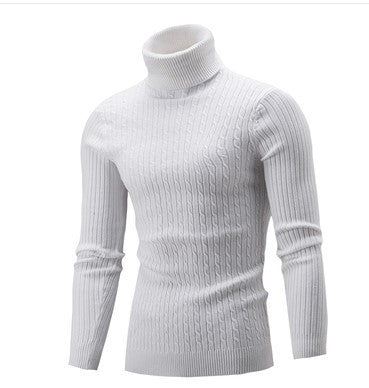 Street-Wave Men's Cable Knit Turtleneck Sweater Soft Wool Warmth Timeless Style Quality
