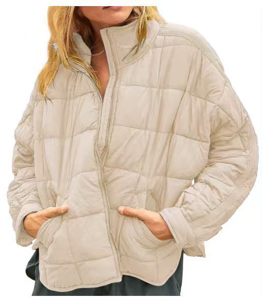 Streetwave Women Lightweight Puffer Jacket With High Collar And Practical Pockets