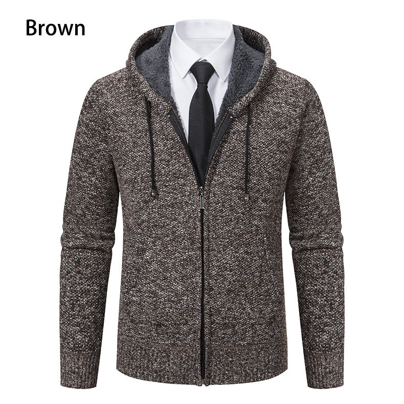 Mens Knit Cardigan With Modern Cut And Zip Front Streetwave Stylish Everyday Wear